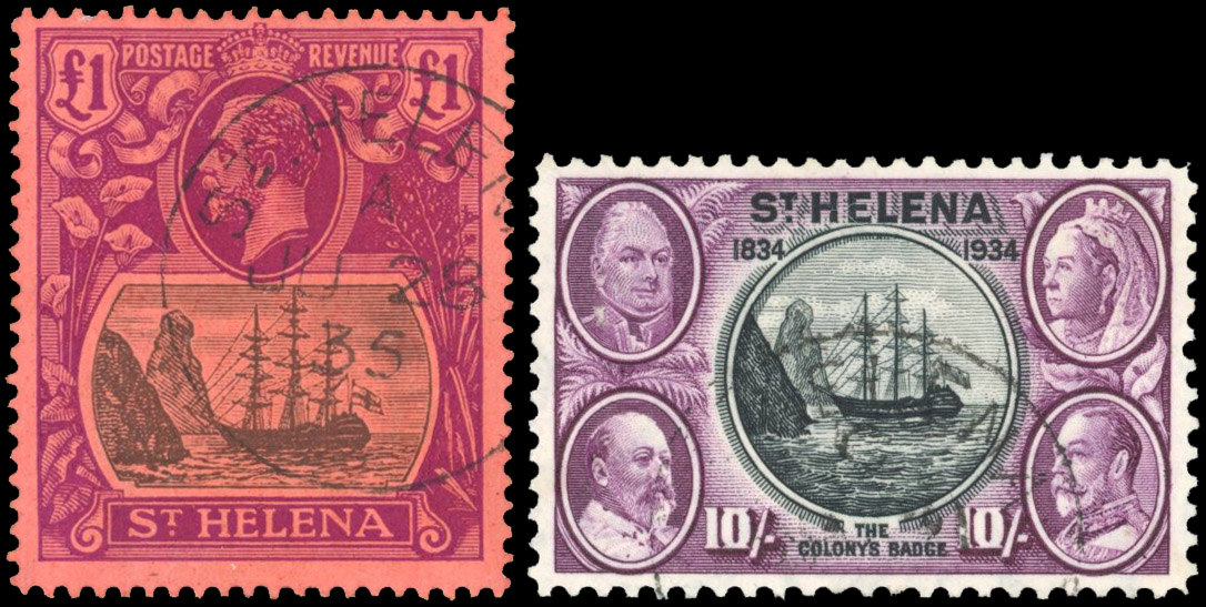 St Helena 1864-1934 collection used