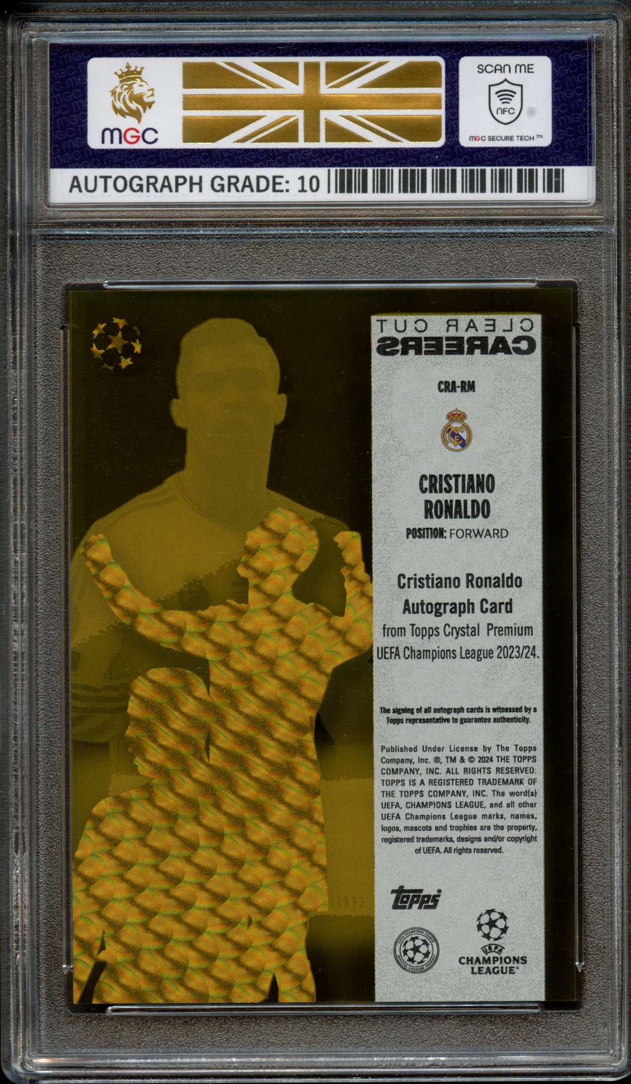 ronaldo graded card Amazon.com: Cristiano Ronaldo 2018 Donruss Soccer Card #158 Graded PSA 10  (Cert #55073132) : Collectibles & Fine Art