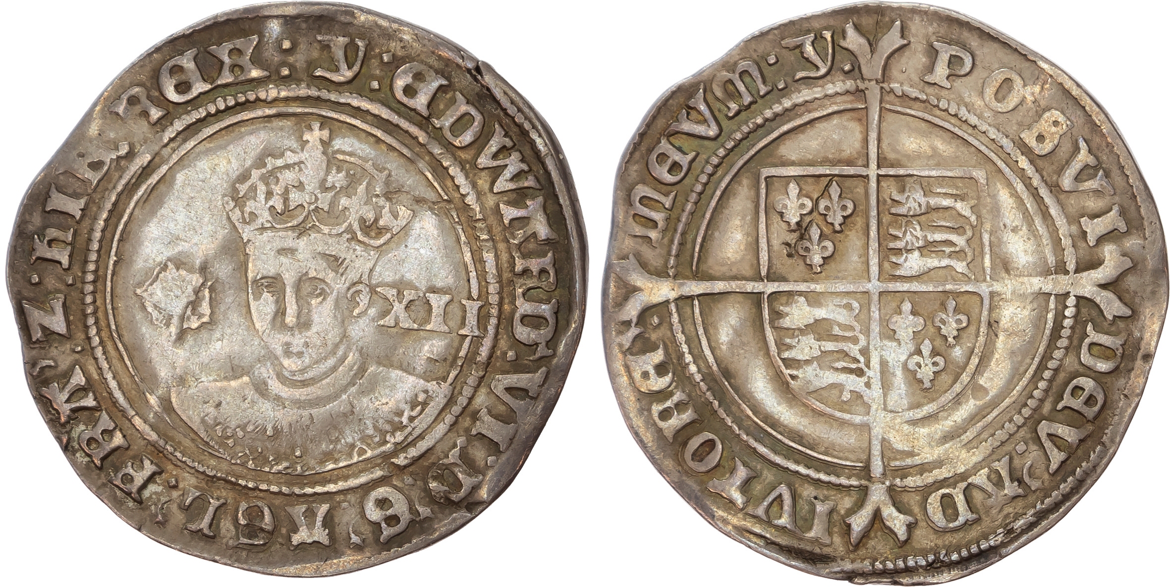 Edward VI (1547-1553), Fine Silver Issue, Shilling, Third Period.