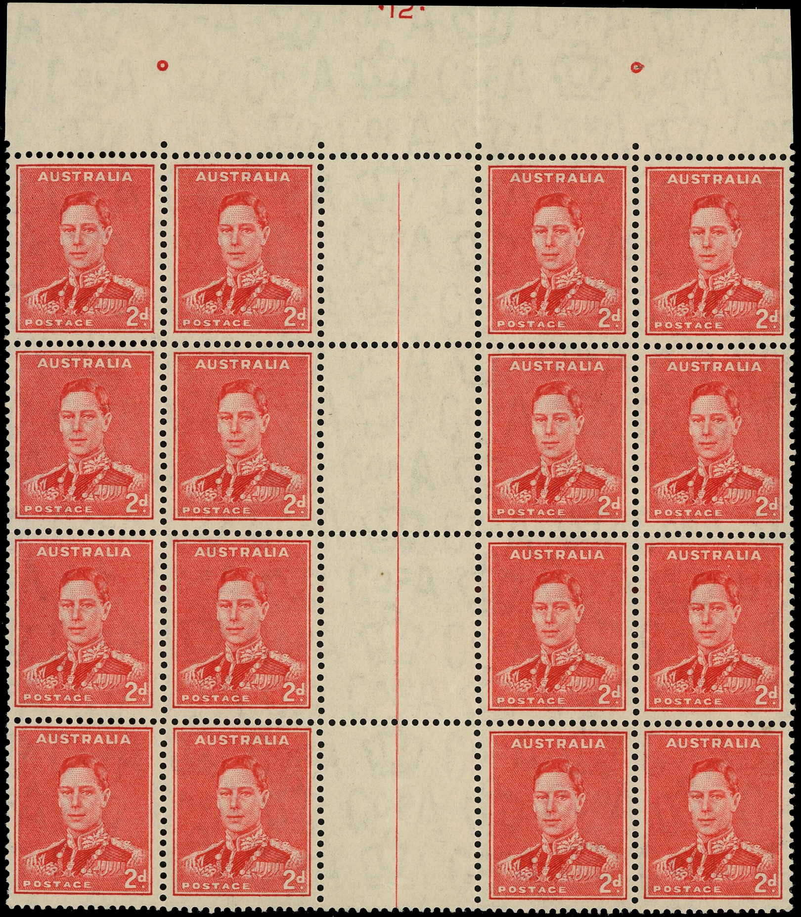 Australia SG 184 Plate block mint