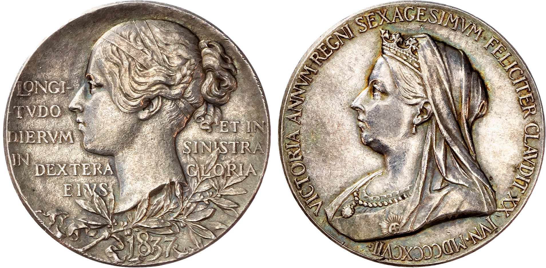 Victoria (1837-1901) Diamond Jubilee, 1897, large size silver medal.
