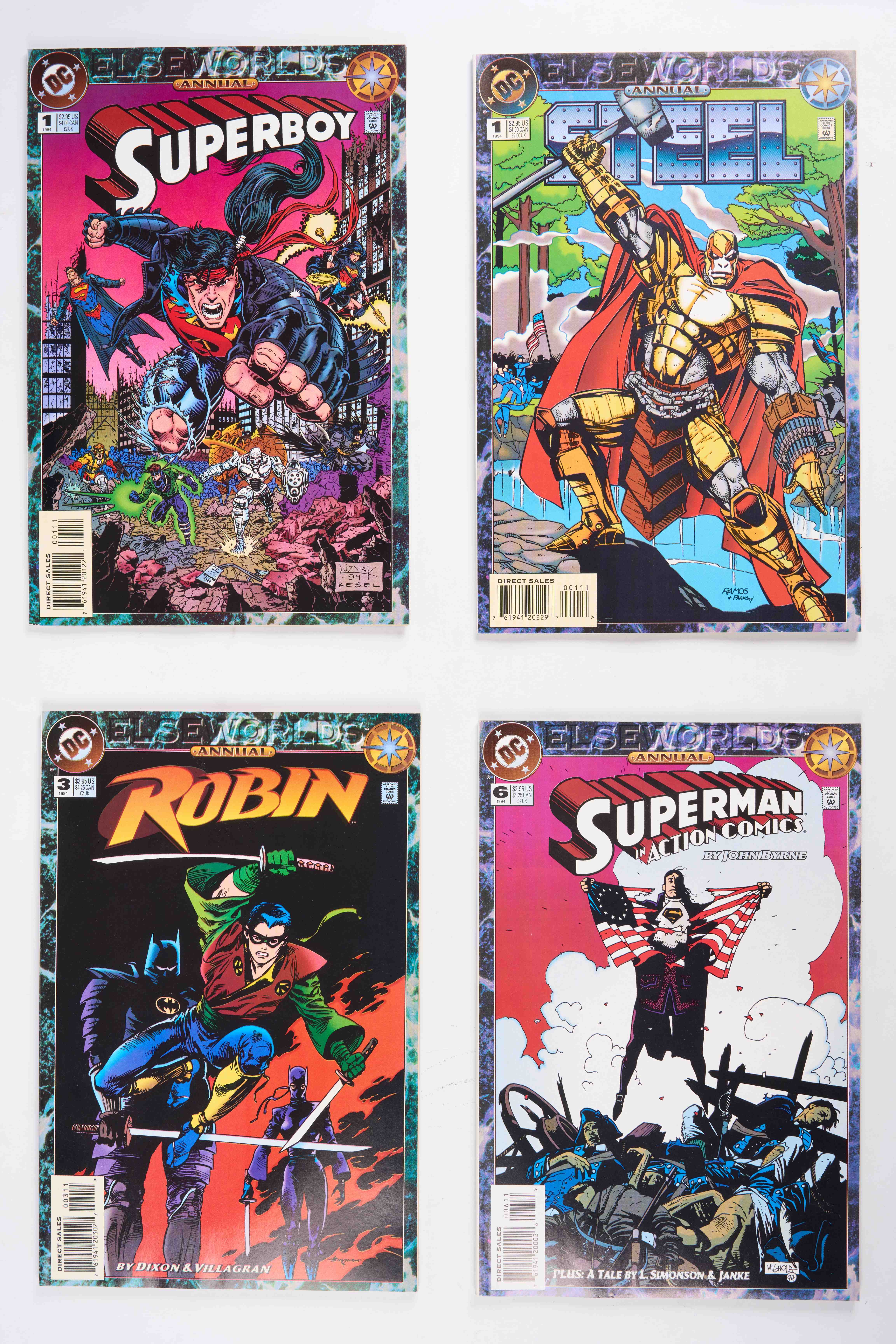 DC Comics Elseworlds Annuals (DC Comics, 1993-94) Complete Set of 15 Issues