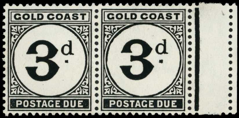 1951-52 6d black postage due, r/h...