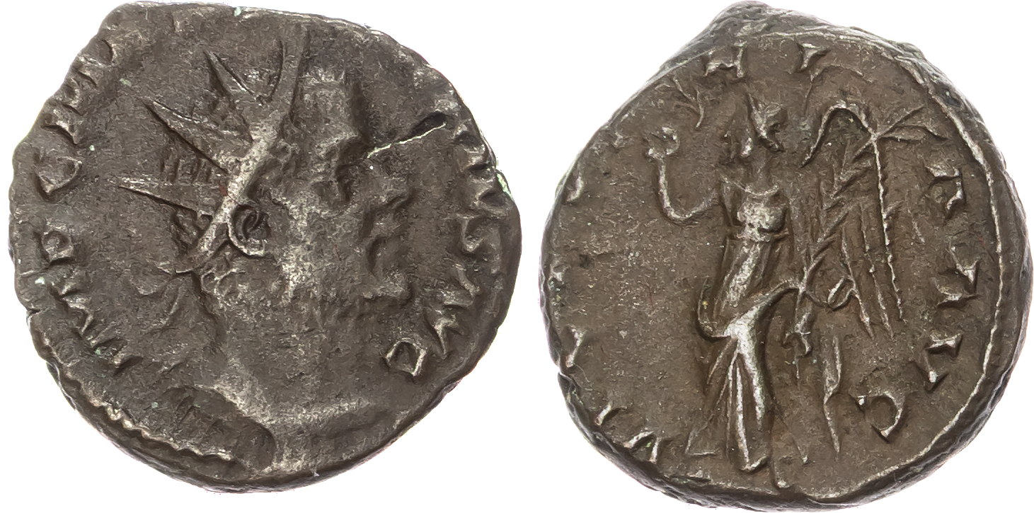 Marius (AD 269) Bi Antoninianus, Cologne, 4.15g.