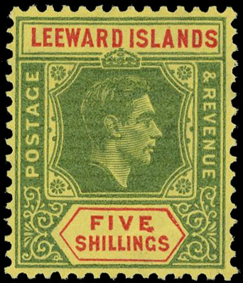 Leeward Islands SG 112bb mint