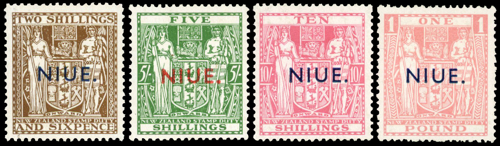 Niue SG 79-82 mint