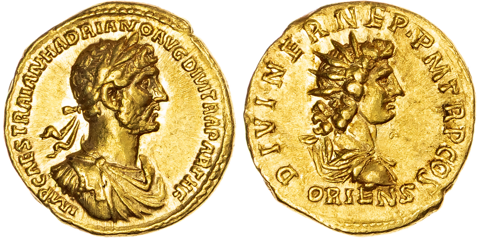 Hadrian (AD 117-138) AV Aureus, Rome, AD 117, 7.22g.