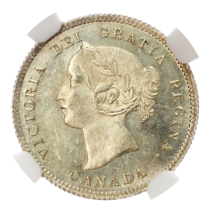 Canada, British Colonial. Victoria AR 5 Cents. 1901.