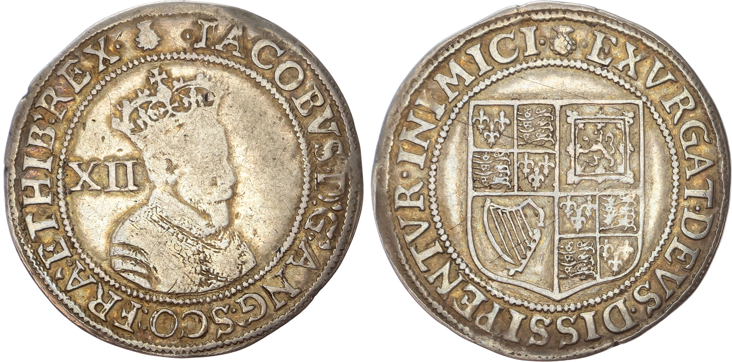 James I (1603-1625), AR Shilling, First Coinage.