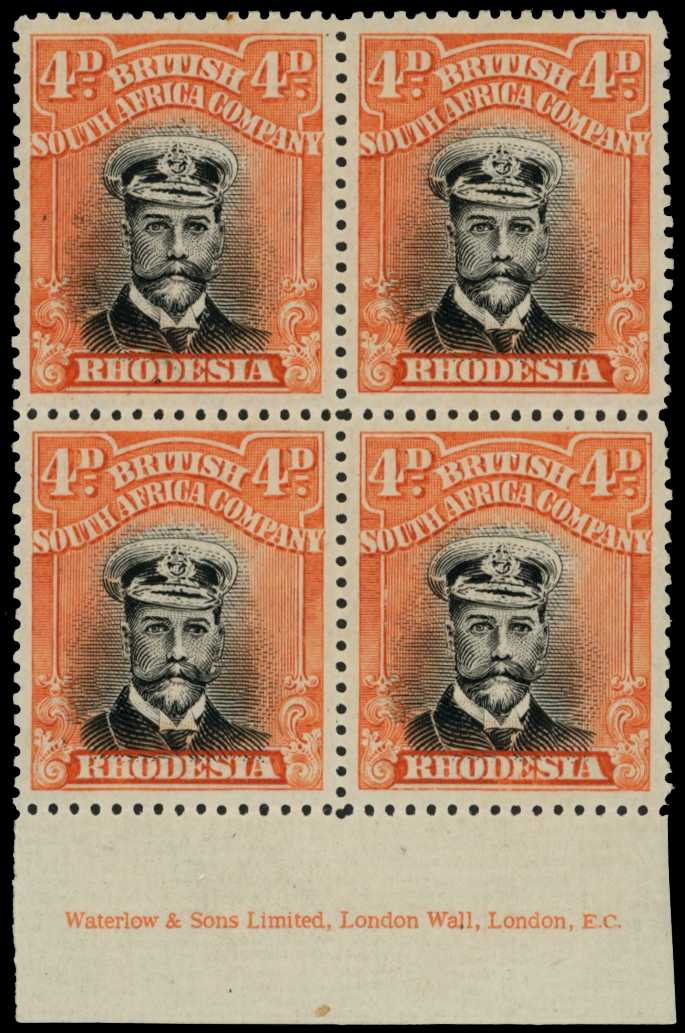 1917-20 4d Head Die IIIB, perf 15, white...