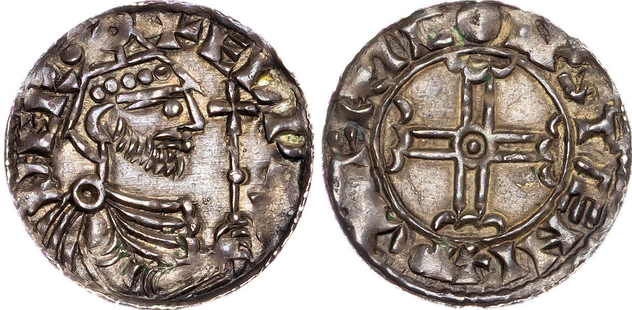 Edward the Confessor (1042-1066), Penny, Pointed Helmet type, Steyning, Wulfric, pvgeric (?) on stæni.