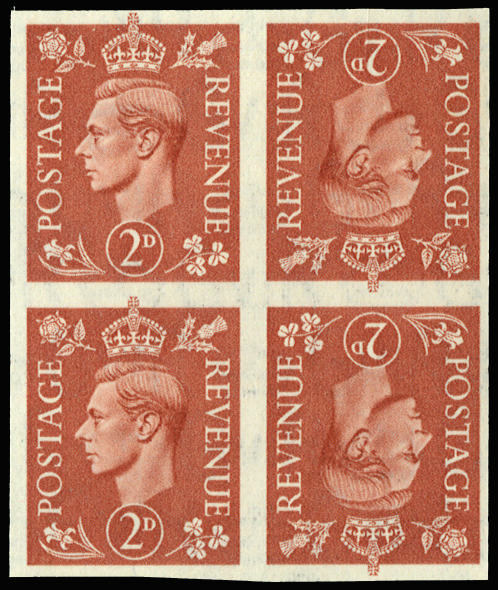 GB 1951 SG 506 imprimatur block