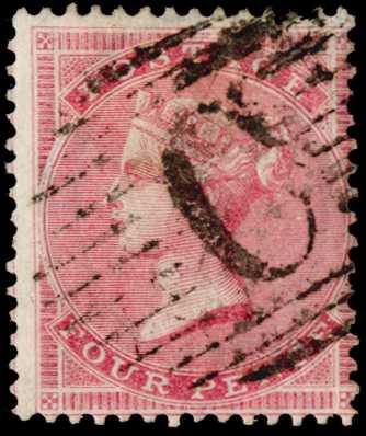 GB used in. 1856-84 group of eleven items on...
