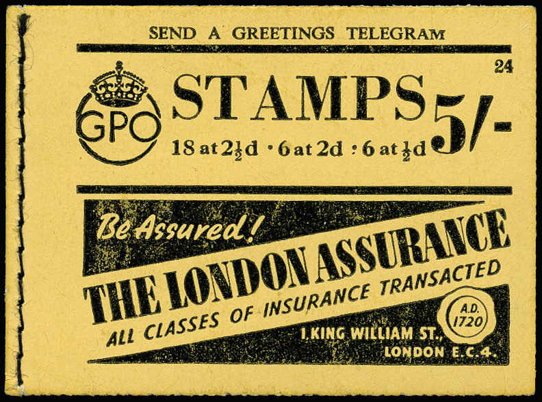 SGBD26 1942 5s Booklet (Edition No. 24). Booklet