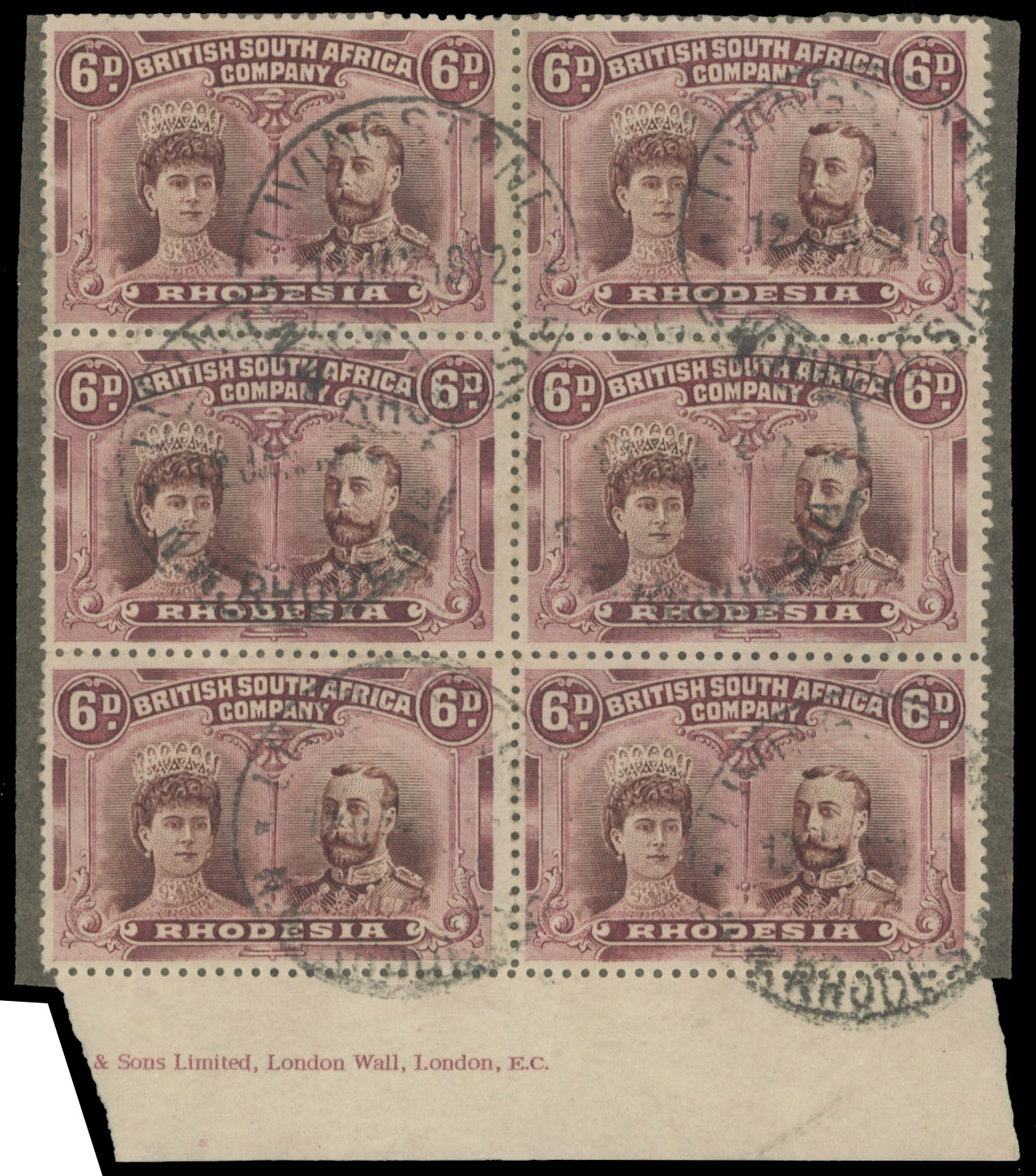 LIVINGSTONE DC 12 JAN 1912