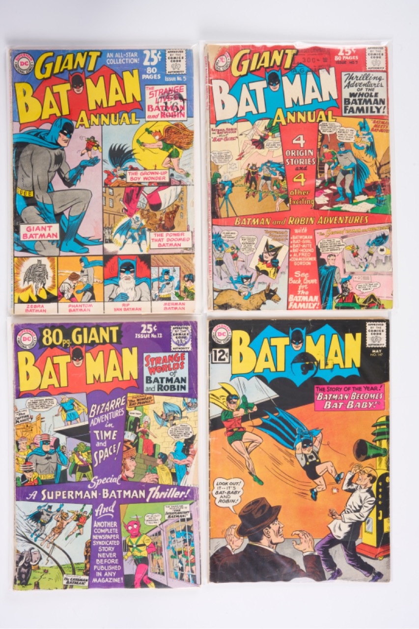 Batman Annuals, 80 Page Giants and Silver Age Comics (DC Comics, 1963-69) Bundle of 23
