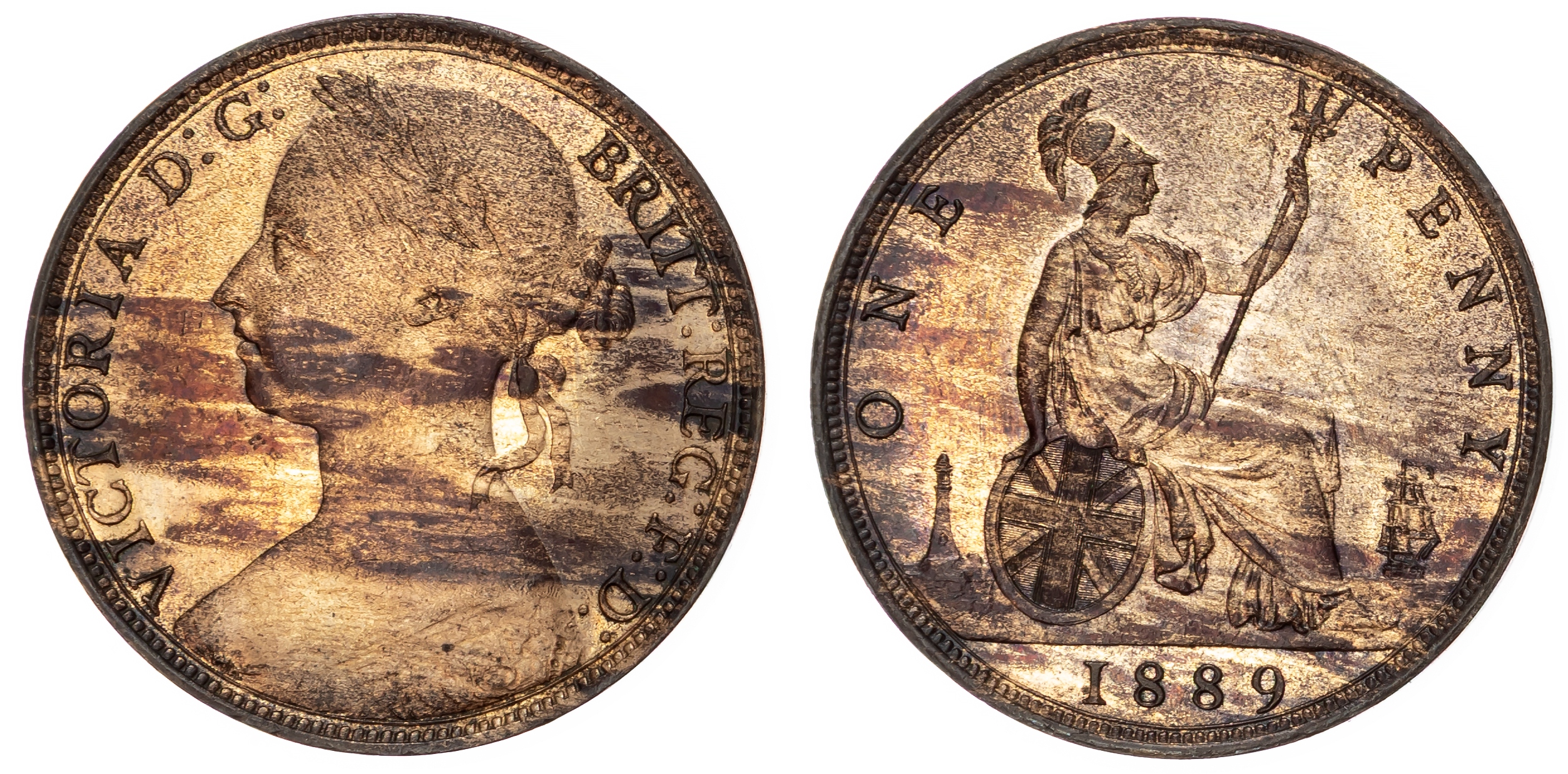Victoria (1837-1901), Penny, 1889.