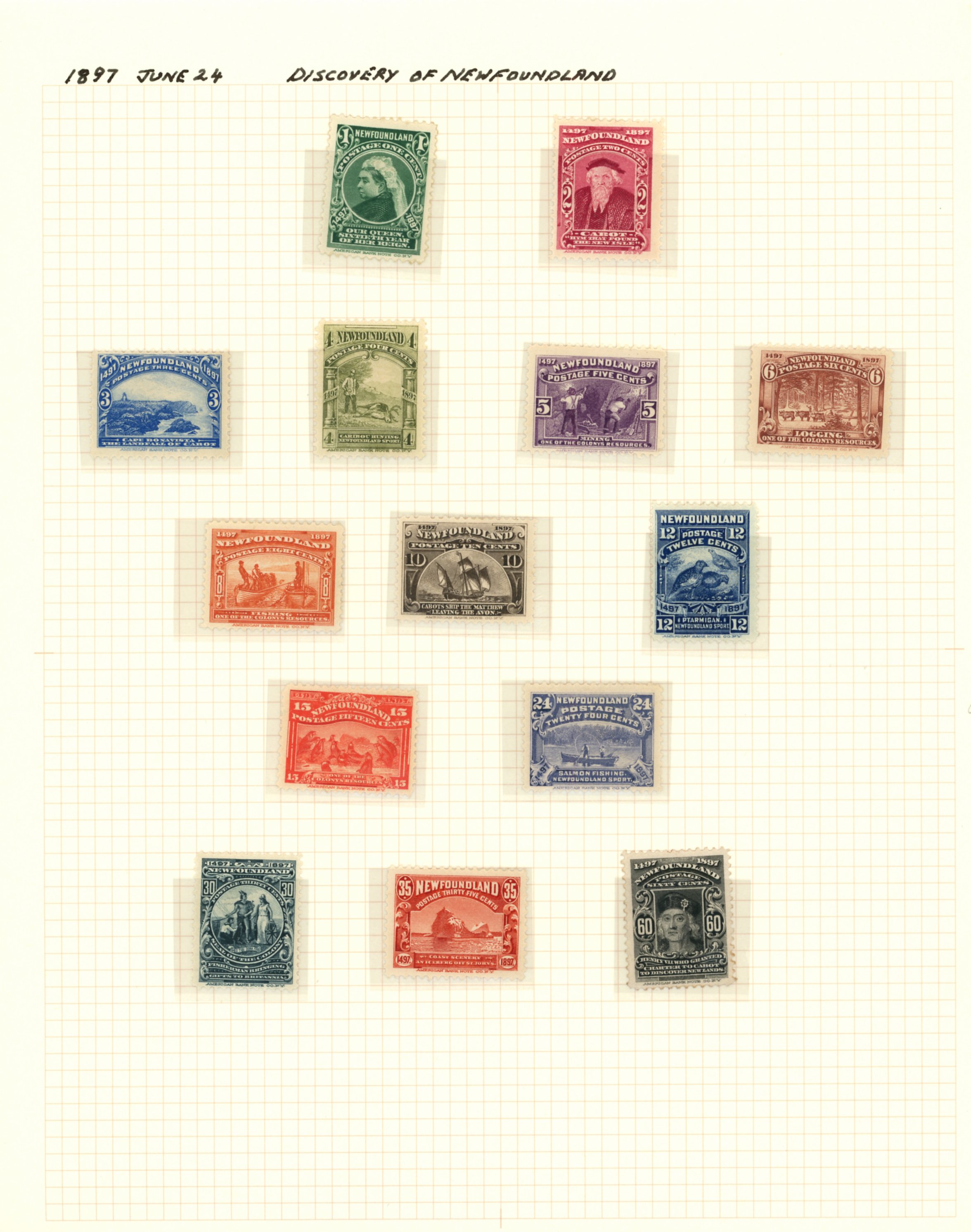 1897-1941 mint collection (121) on leaves....