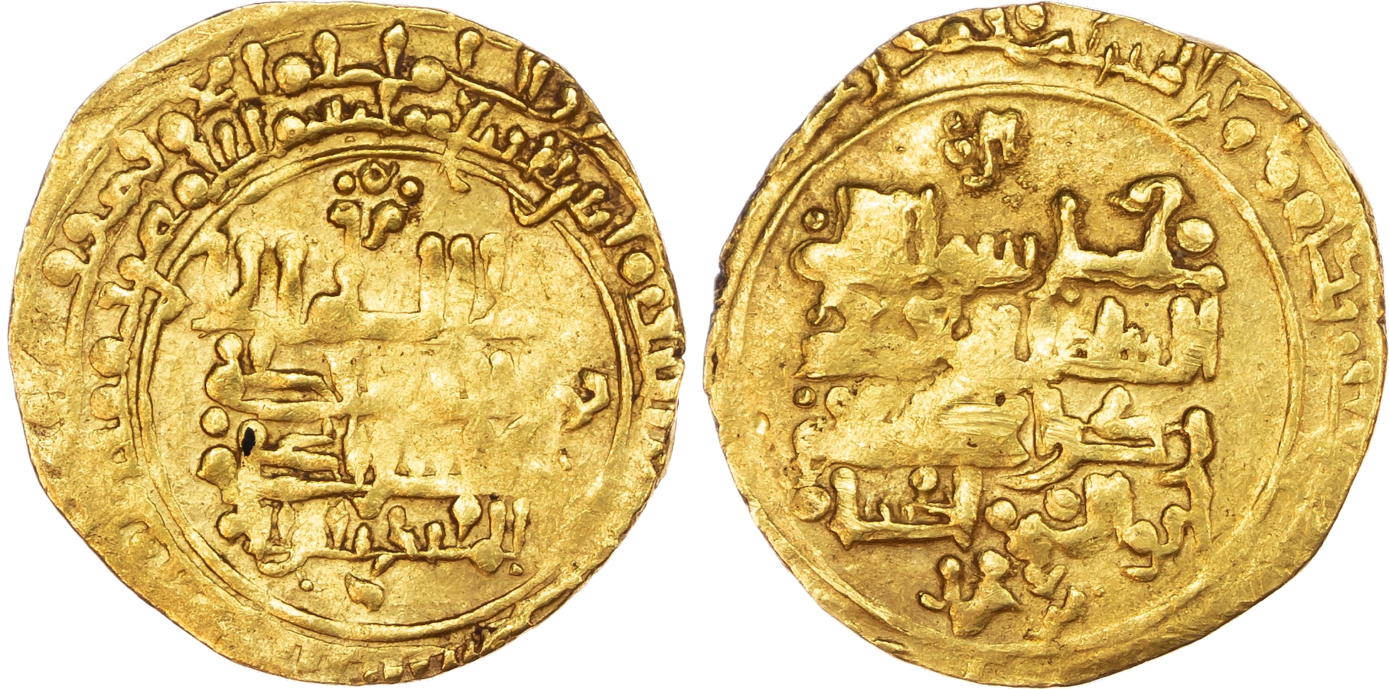 Great Seljuq, Jalal al‑Dawlah Malikshah I (AH 465‑485 / 1072‑1092 AD), gold Dinar, AH 483 / 1090/1 AD, Nishapur