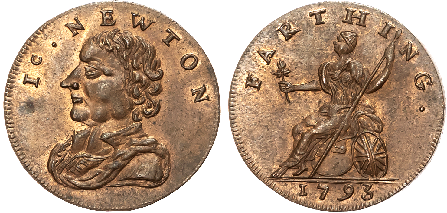 London, National Series, Gen. Circ. Farthing 1796, Laureate, Draped bust of George III left, rev. 7-line legend edge pl …
