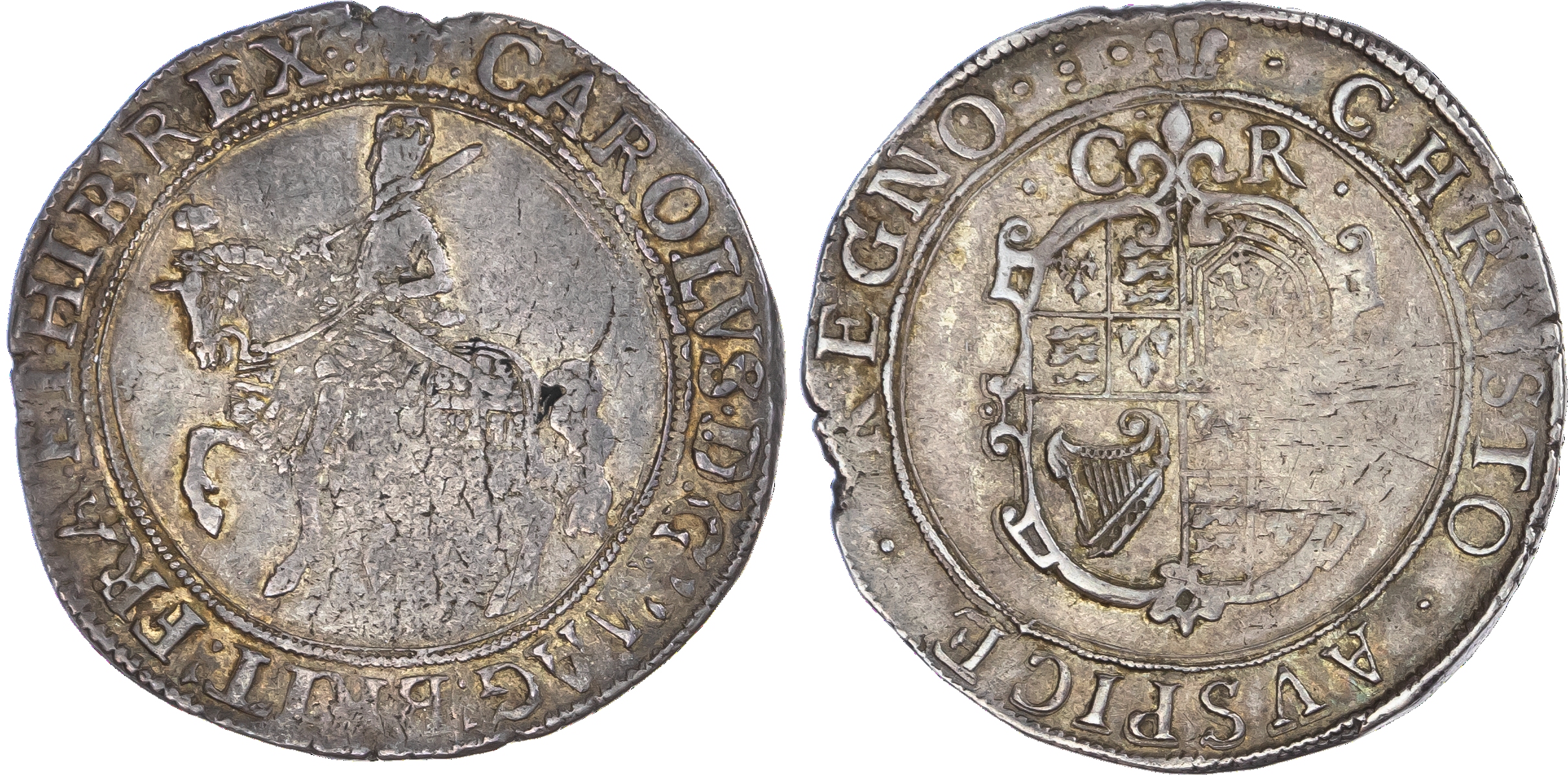 Charles I (1625 ‑1649), AR Halfcrown, 14.79gm., Tower Mint