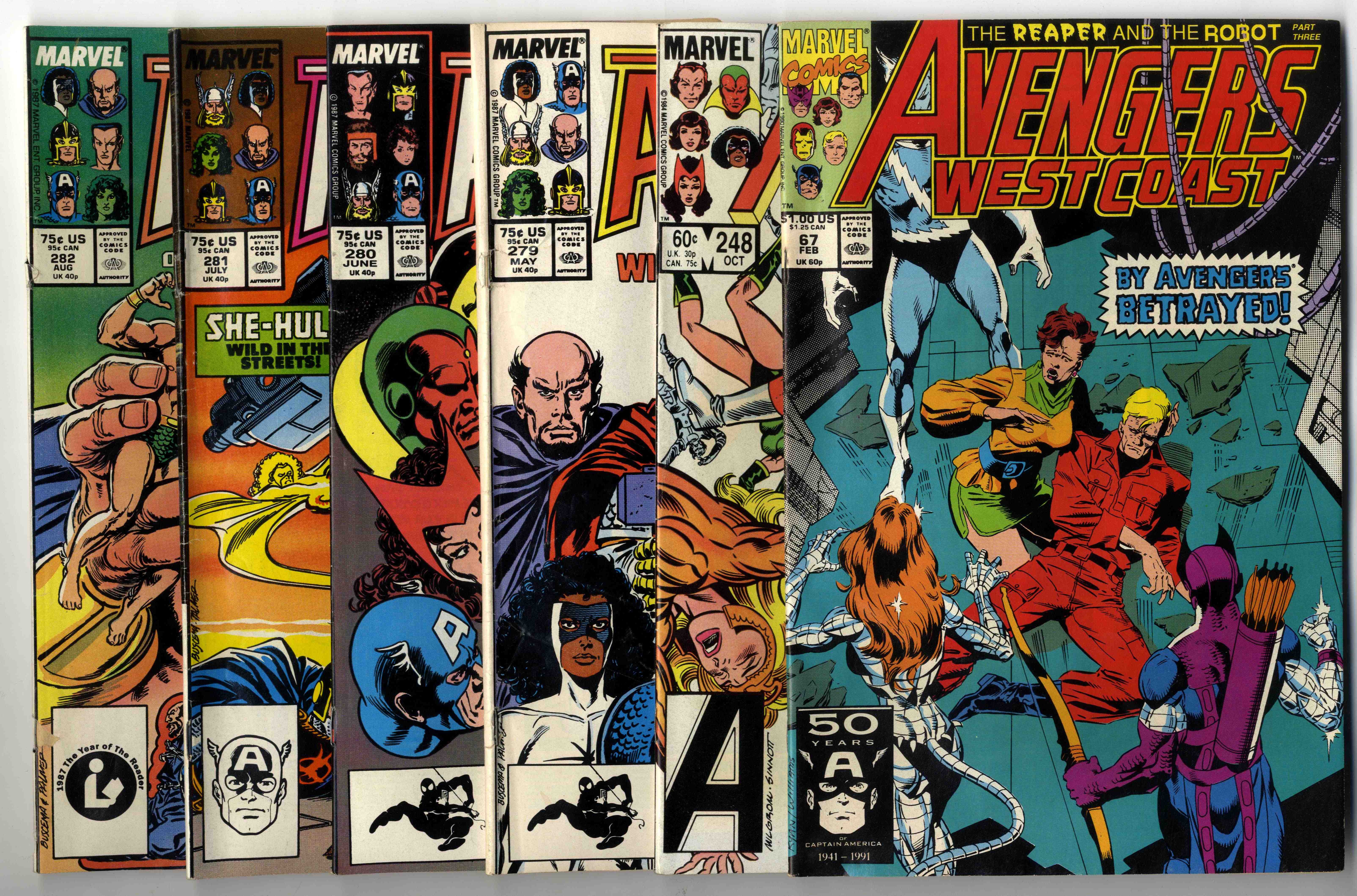Avengers (Marvel Comics, 1984-1990) Bundle of 29 Issues