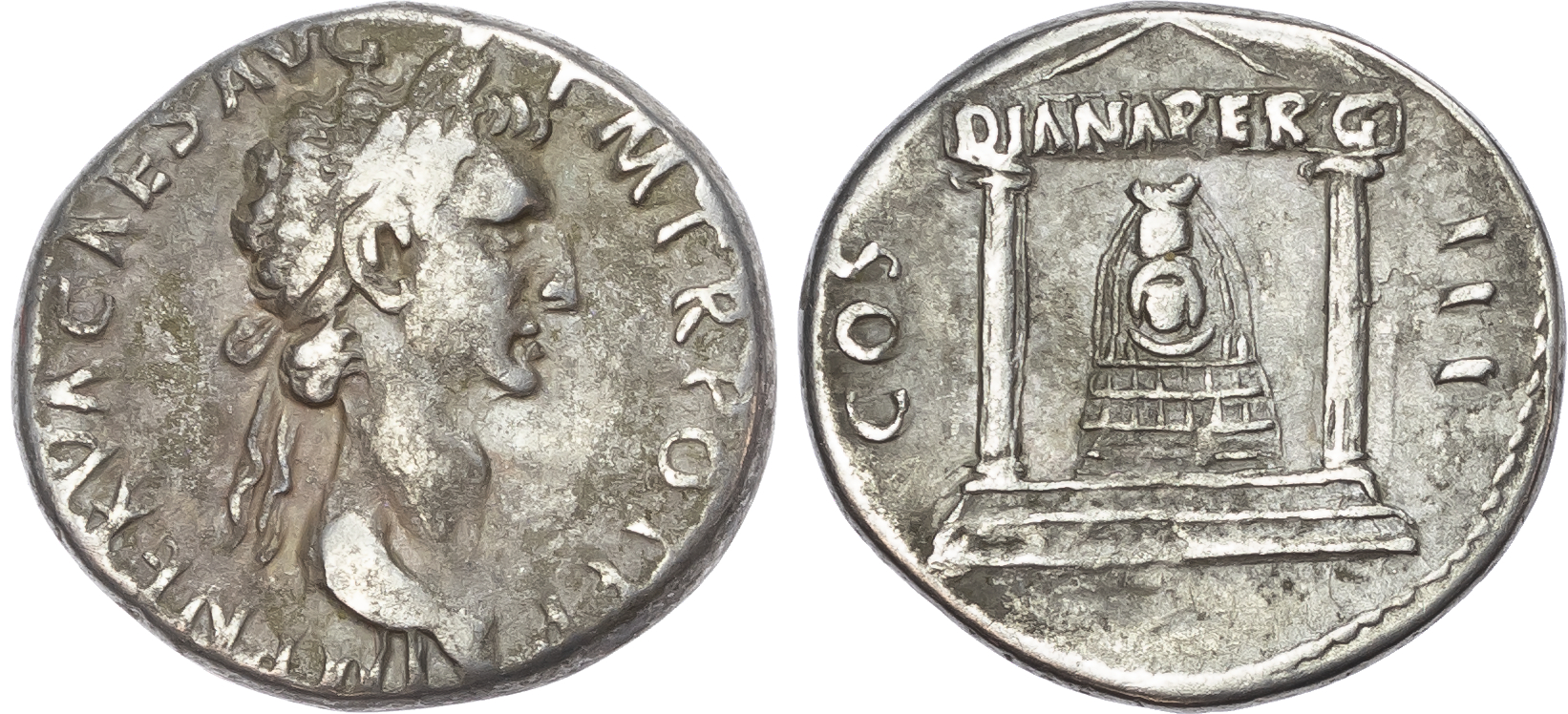 Nerva (AD 96-98) AR Cistophorus, uncertain mint, AD 97, 10.07g.