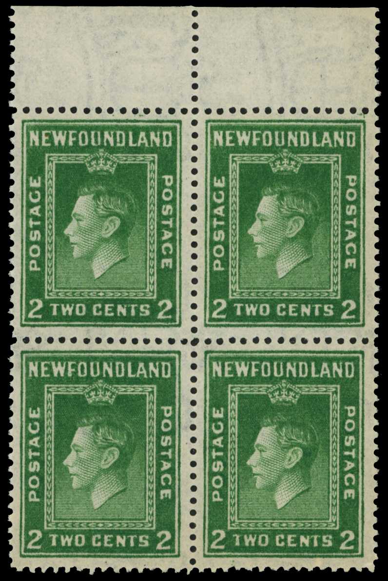 1941-4 Second Resources 2ct green perf 12½...