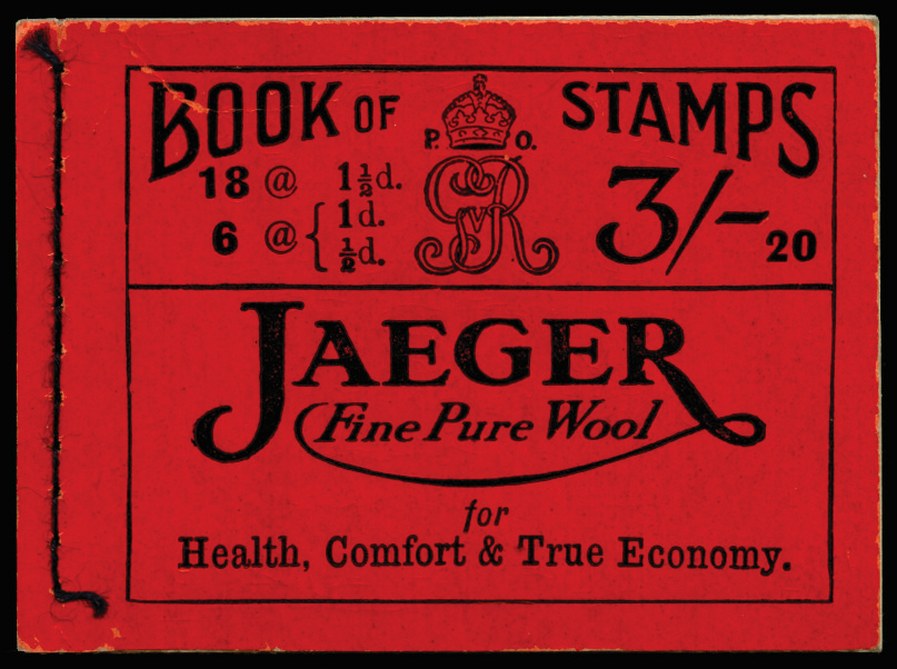SGBB19 1919 3s Booklet Ed. No.20