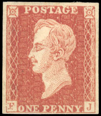 1850 1d 'Prince Consort' essay Brown