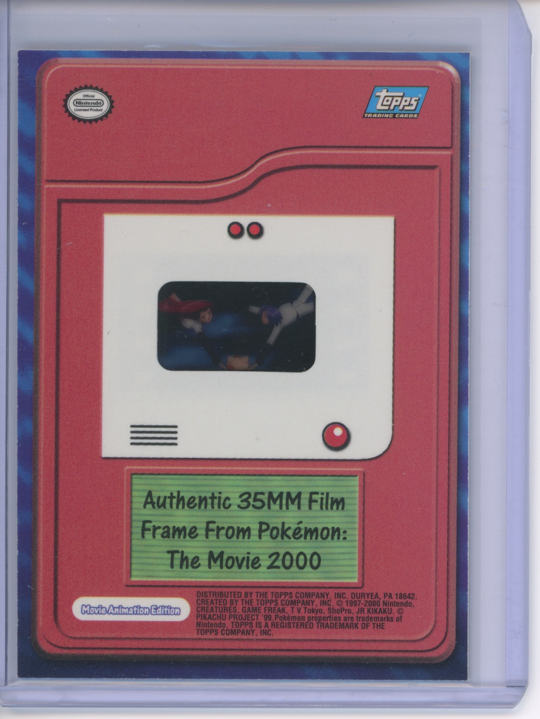 Pokémon Topps - Authentic Film Cell - Pokémon The Movie 2000