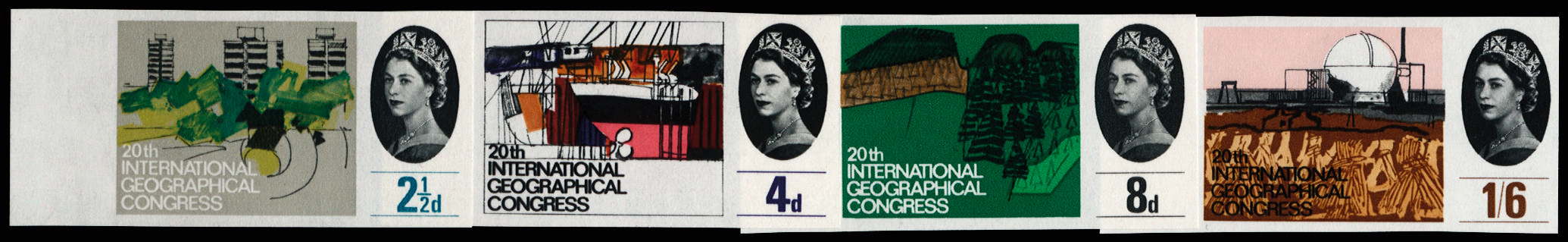 GB 1964 SG 651-4 imprimaturs