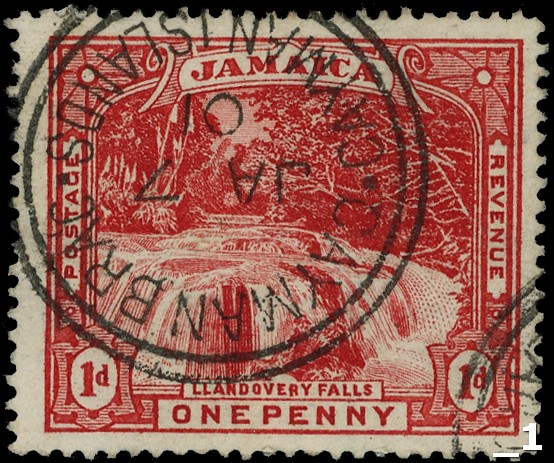 Caymans Jamaica used in SG...