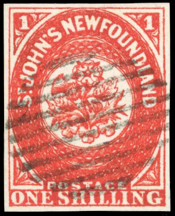 Newfoundland SG 9var 1s Sperati forgery 'used'