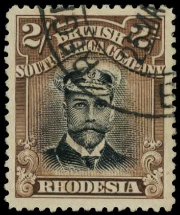 1913-7 2/- Head Die I, perf 14. Fine...