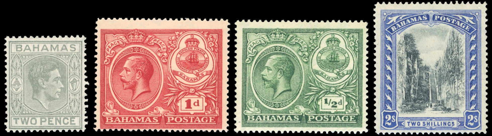Bahamas 1917-80 collection mint