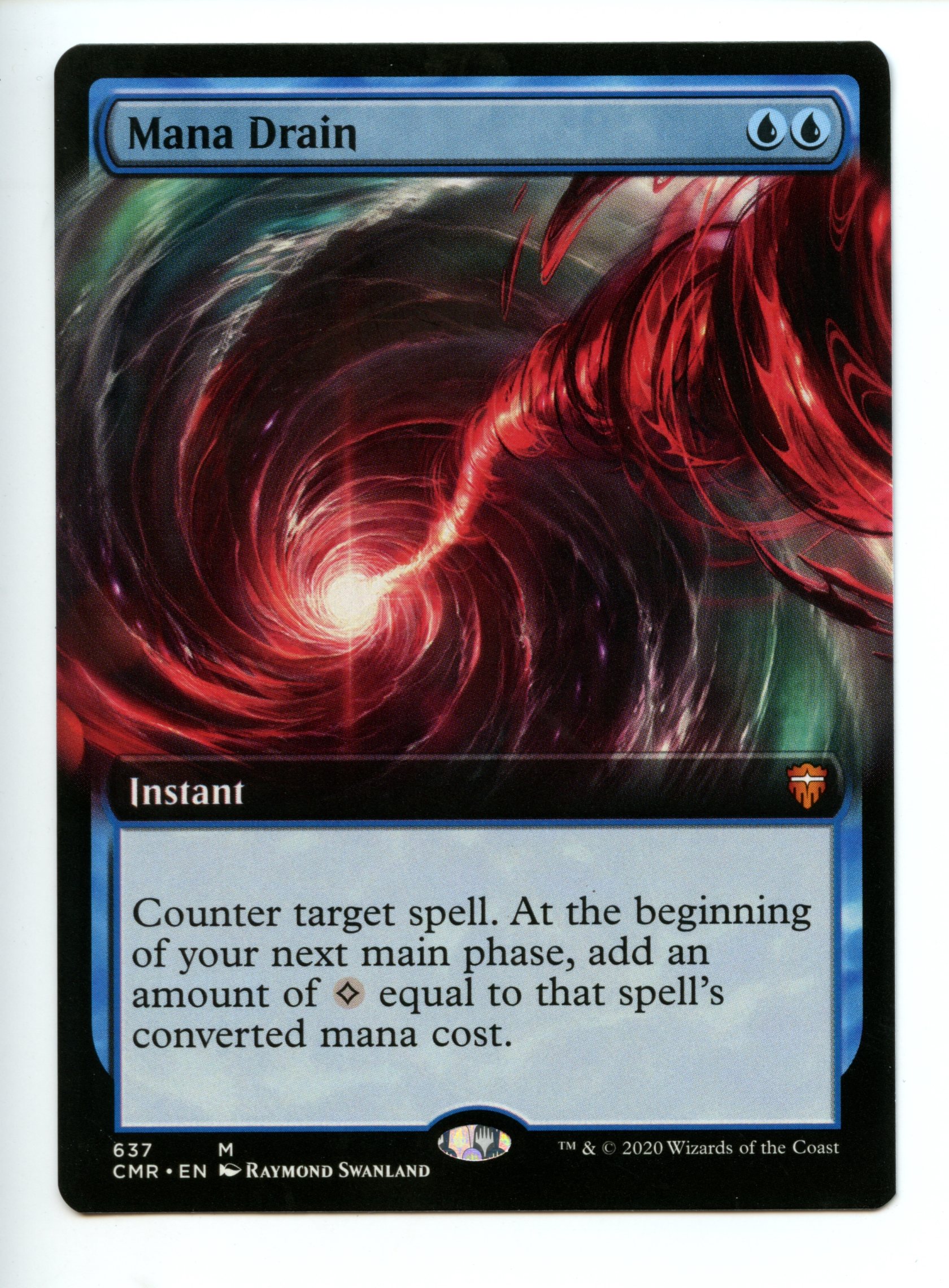 Magic the Gathering - Mana Drain Extended Art - Commander - Near Mint