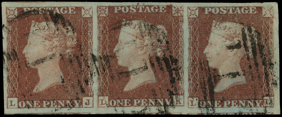1841 1d Red-brown Pl.75. “Union Jack” Re-entry...