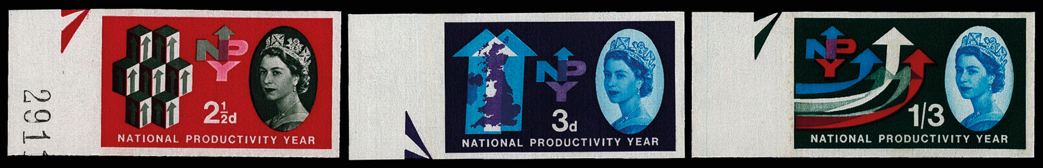 GB 1962 SG 631-3p imprimaturs