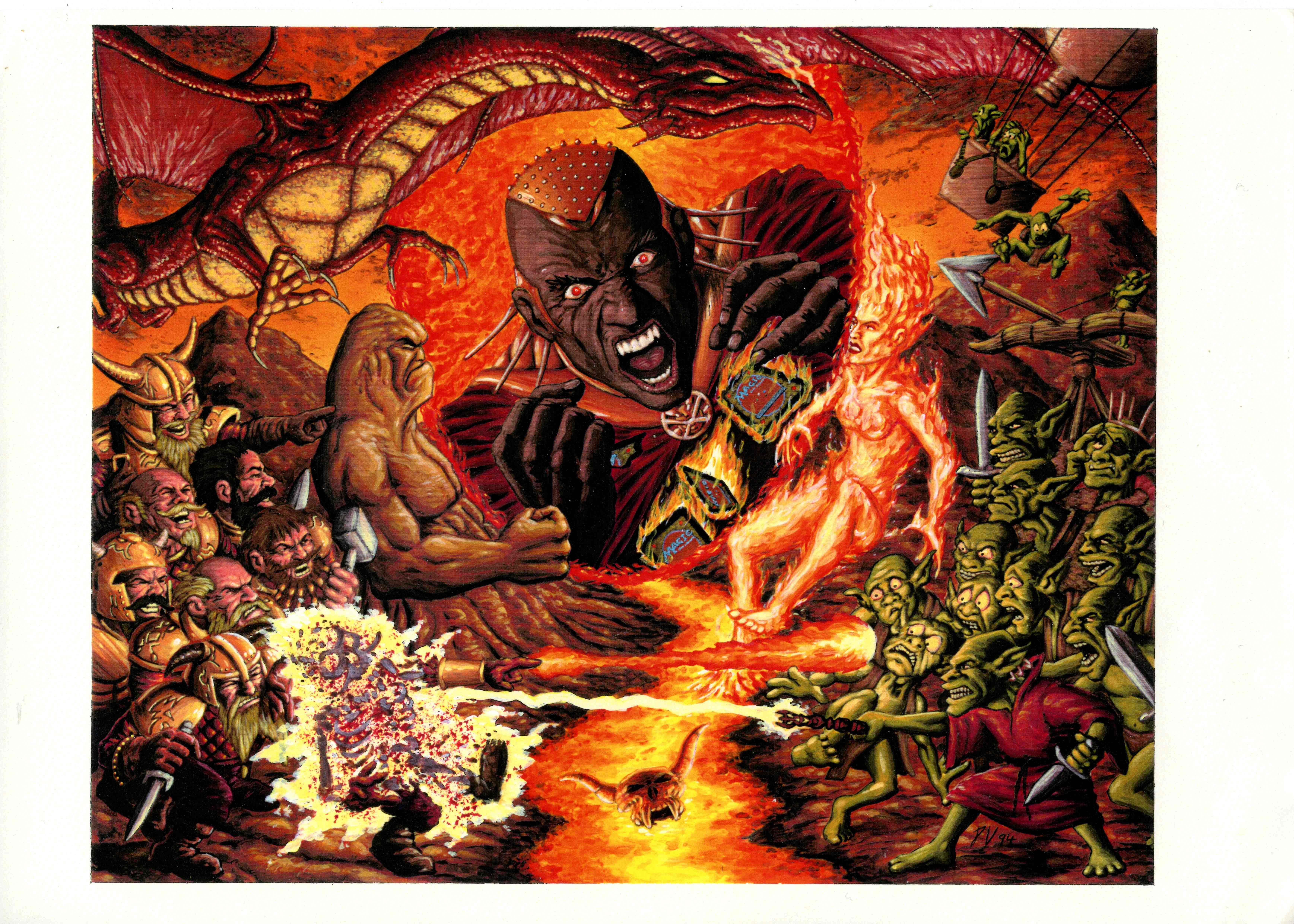 Magic the Gathering - Artist Archival Material by Pete Venters