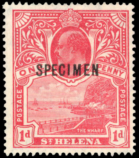 St Helena SG 71s Specimen