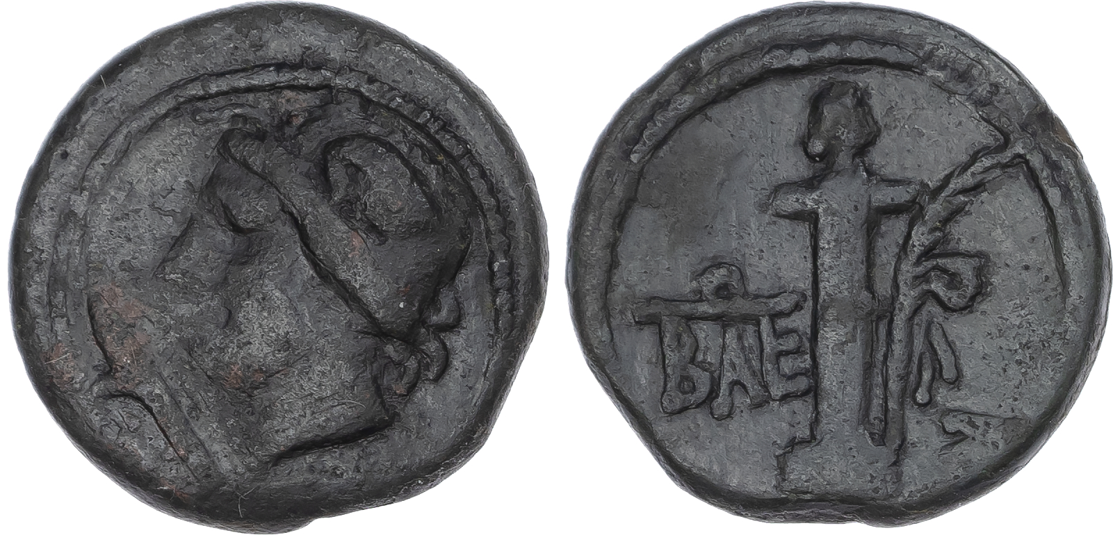 Kings of the Bosporos, Polemo I Æ 22mm. Posthumous issue, circa 9/8 BC - AD 9/10(?).