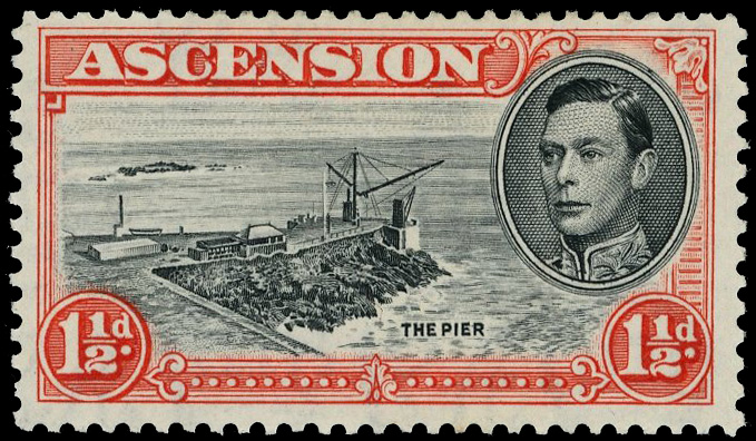 Ascension SG 40ba mint