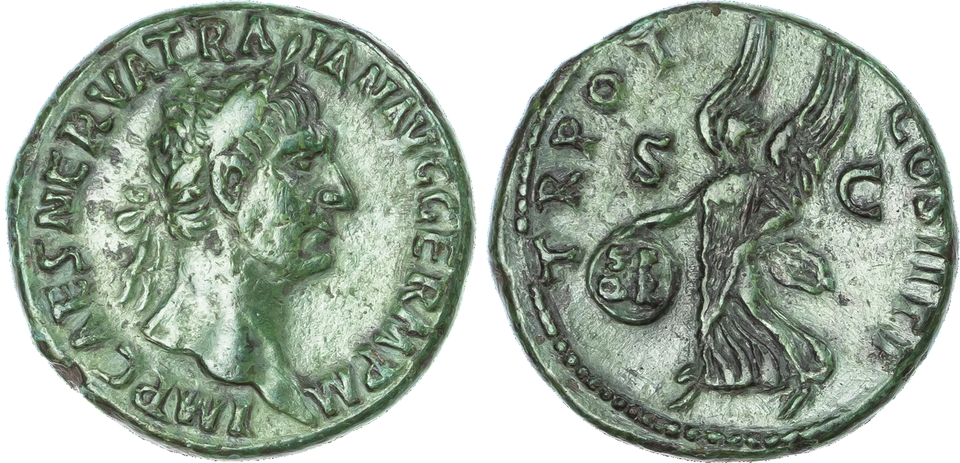 Trajan (AD 98‑117) AE As, mint of Rome, c. AD 99‑100, 11.72g.