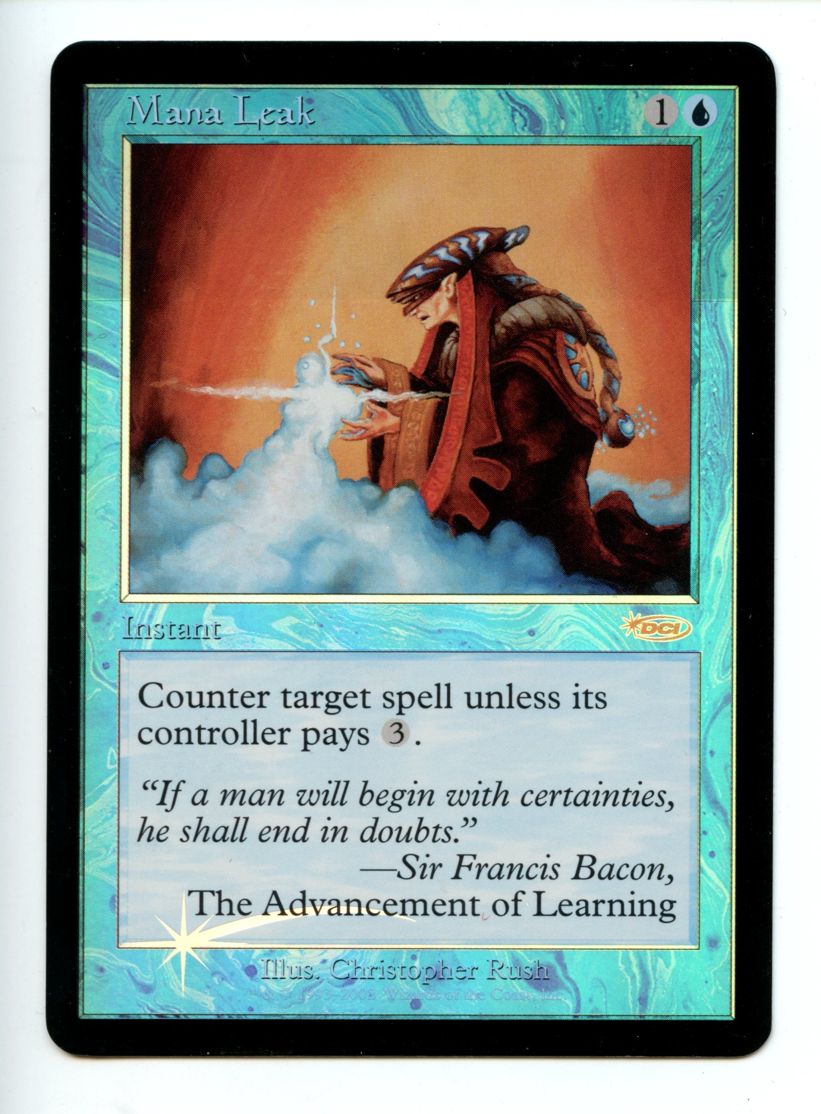 Magic The Gathering - Mana Leak FOIL - Arena League Promos - Lightly Played