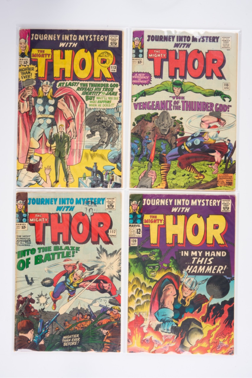 Journey Into Mystery With Mighty Thor & Mighty Thor Silver Age (Marvel Comics, 1966-69) Bundle of 14