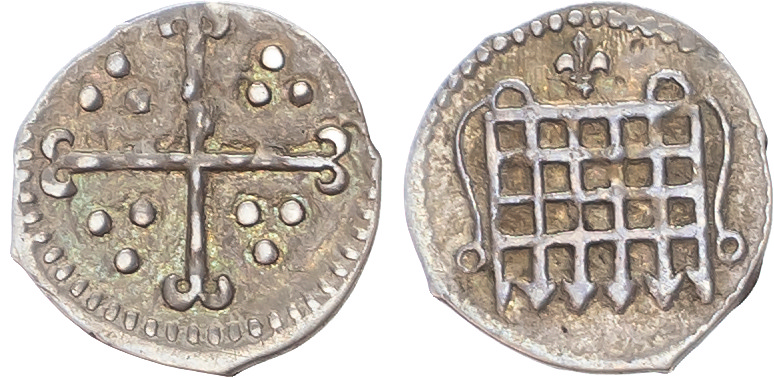 James I (1603-1625), AR Halfpenny, First Coinage.