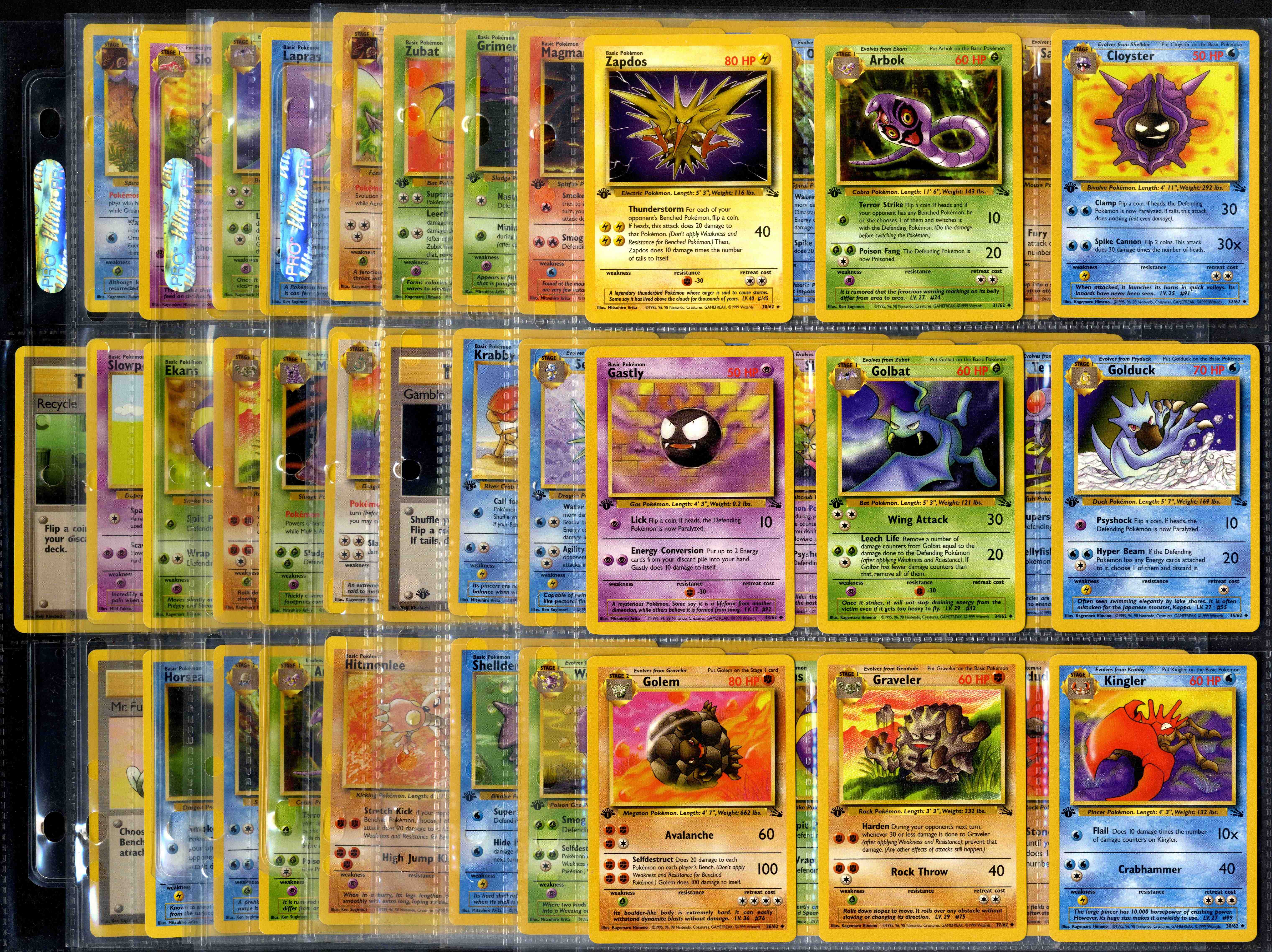 Pokémon TCG - Fossil 1st Edition/Unlimited Collection