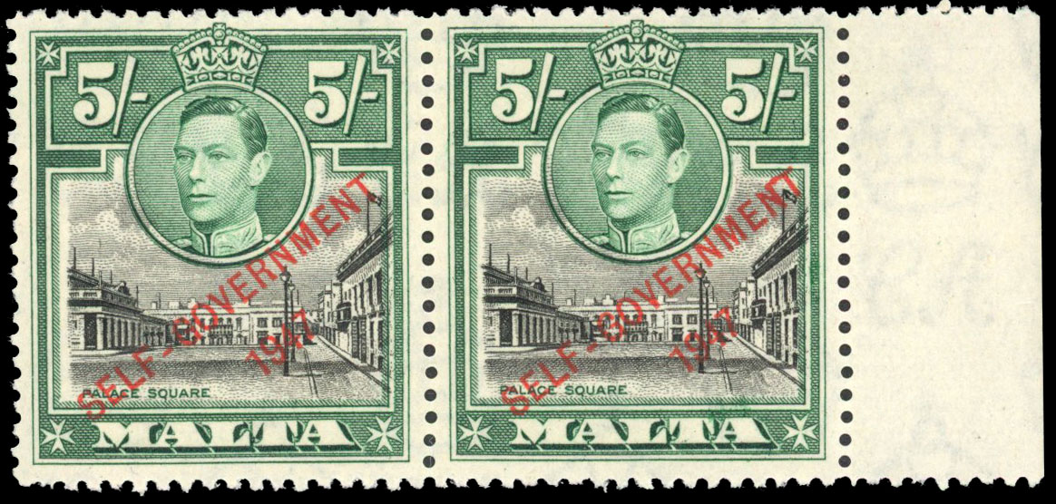 Malta SG 247, a pair mint