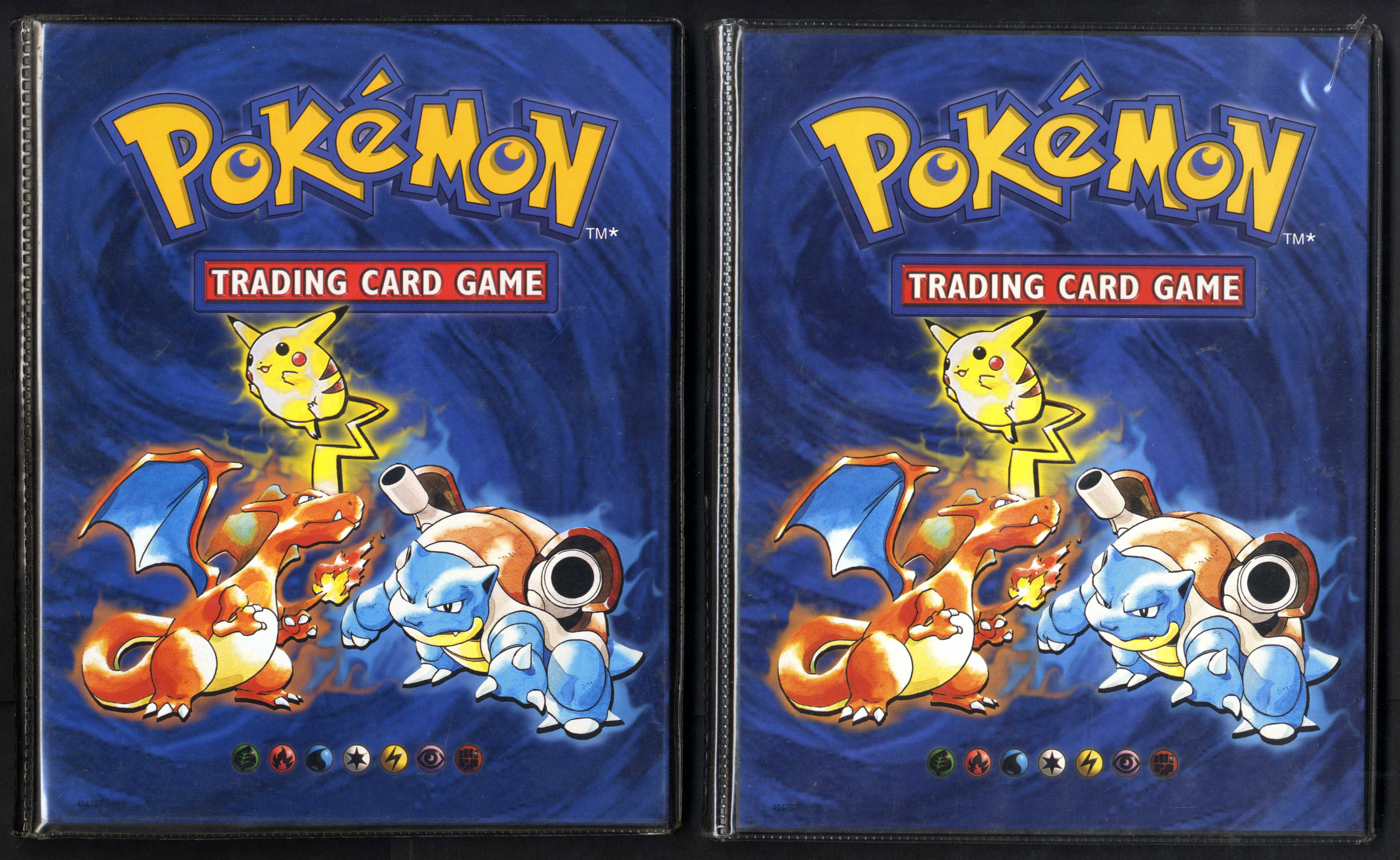 2x Pokémon Vintage 1999 Base Set Trading Card Binders 4 Pocket WOTC